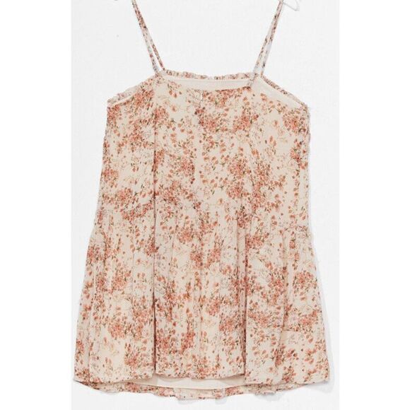 Nasty Gal Micro Frill Mini Trapeze Dress Sz 2 Small New With Tags $138 - Picture 2 of 16